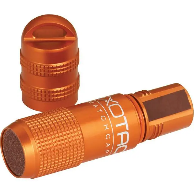 Exotac Matchcap Blaze Orange Fire Starter Cap 1