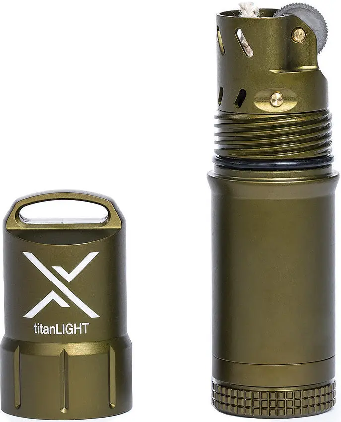 Exotac Titanlight Refillable Ferrocerium Lighter – Olive Drab (005500-Od) 1