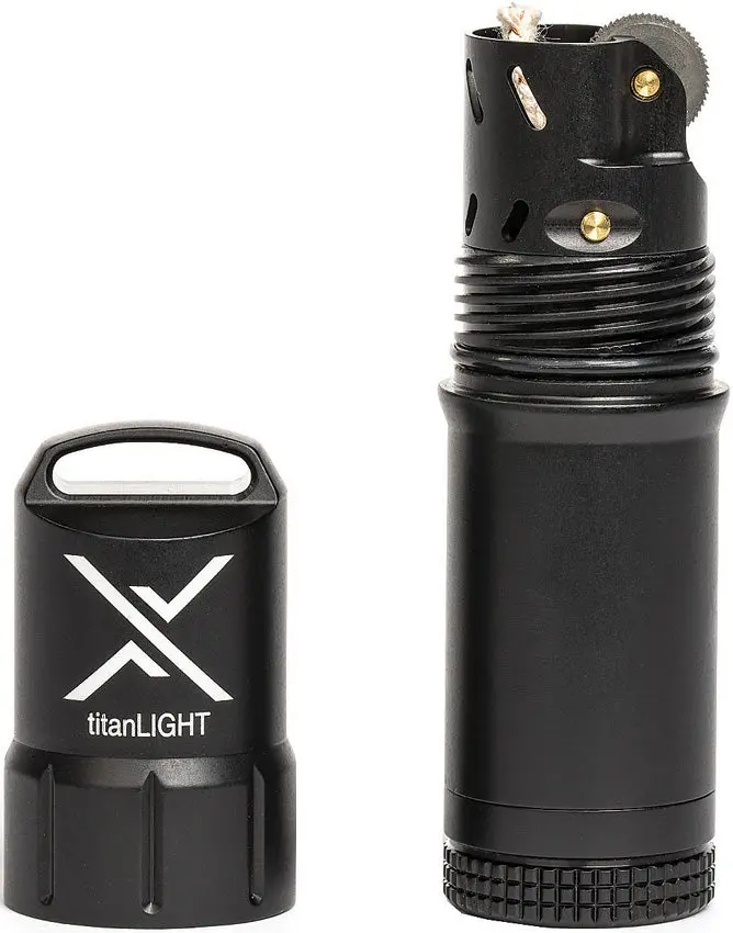 Exotac Titanlight Refillable Lighter – Matte Black, 005500-Blk 1