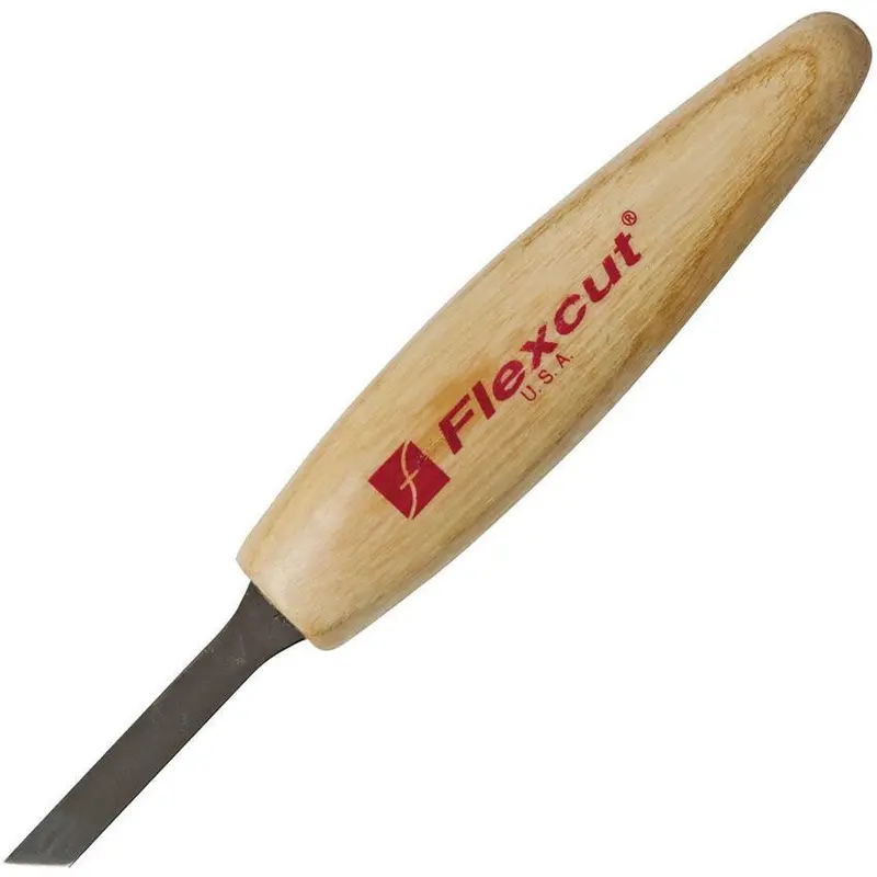 Flexcut 1/4-Inch Micro Skew – Sharp-Angled Detailing Chisel, Model Mt18 1