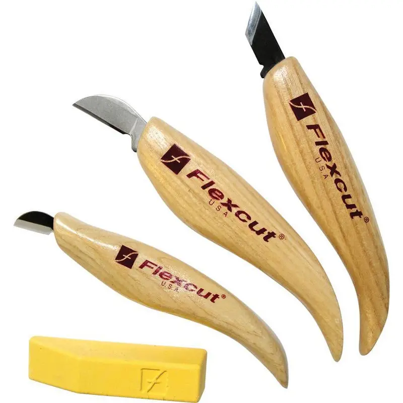Flexcut 3-Piece Chip Carving Starter Set 1
