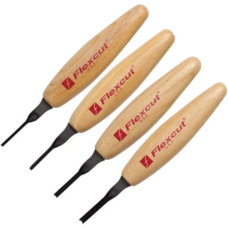 Flexcut 45-Degree Parting Micro Tool Set (Mt600) 1