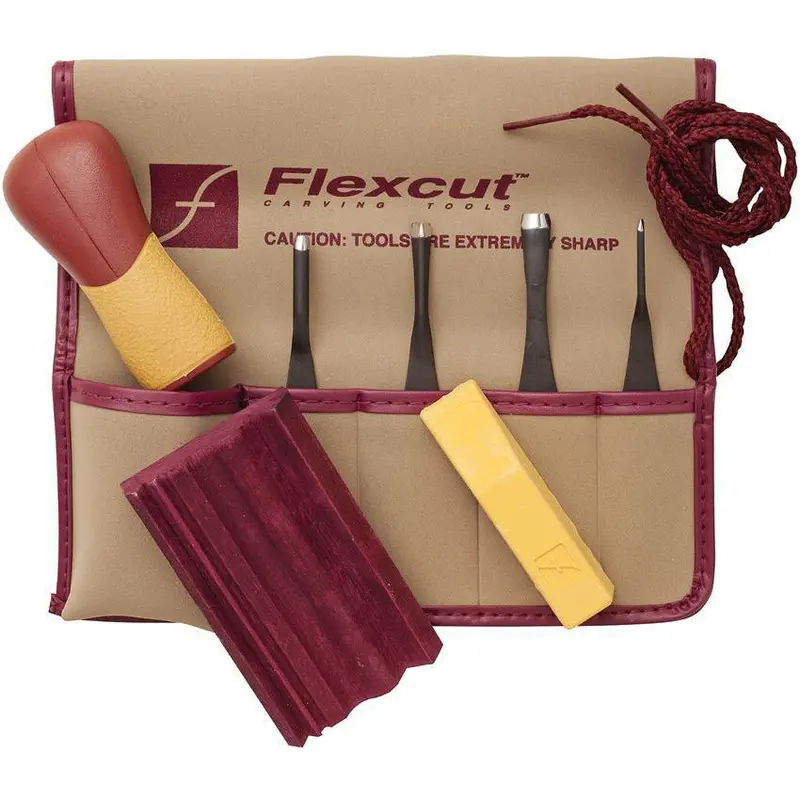 Flexcut 5-Piece Printmaking Carving Tool Set 1