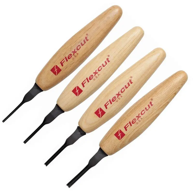 Flexcut 60-Degree Parting Micro Tool Set (Mt700) 1