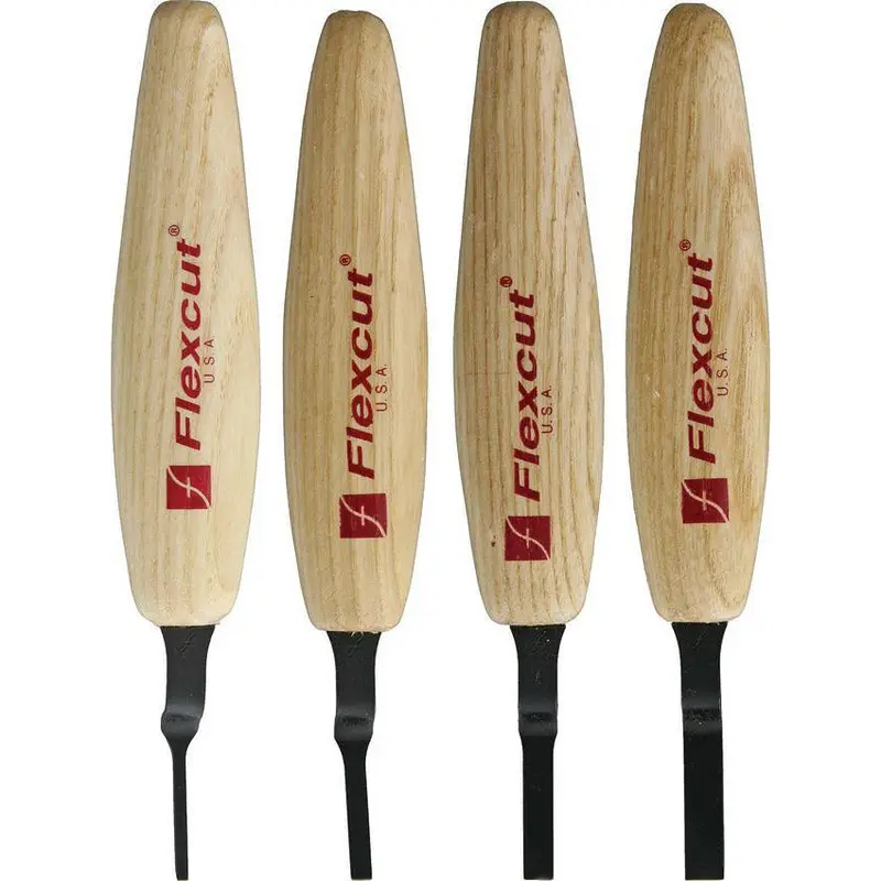 Flexcut Dogleg Chisel Micro Tool Set – Mt150 1