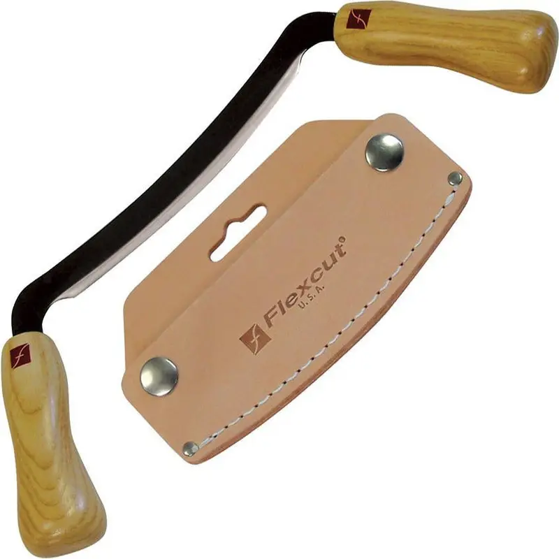 Flexcut Flexible Draw Knife – Curved Blade For Contoured Wood Shaping 1