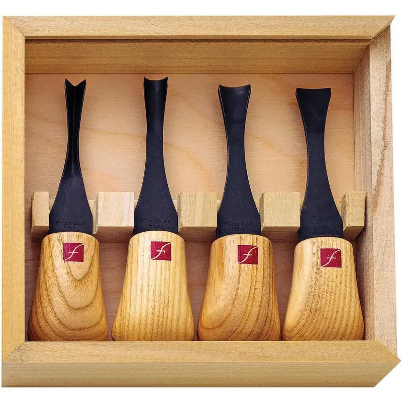 Flexcut Fr404 Wide-Format Palm Chisel Set – Broad-Stroke Carving Kit 1
