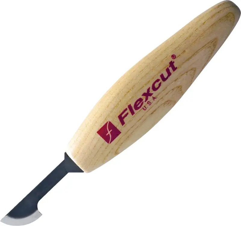 Flexcut Kn37 Hooked Skew Knife – Curved Edge Detailing Blade 1