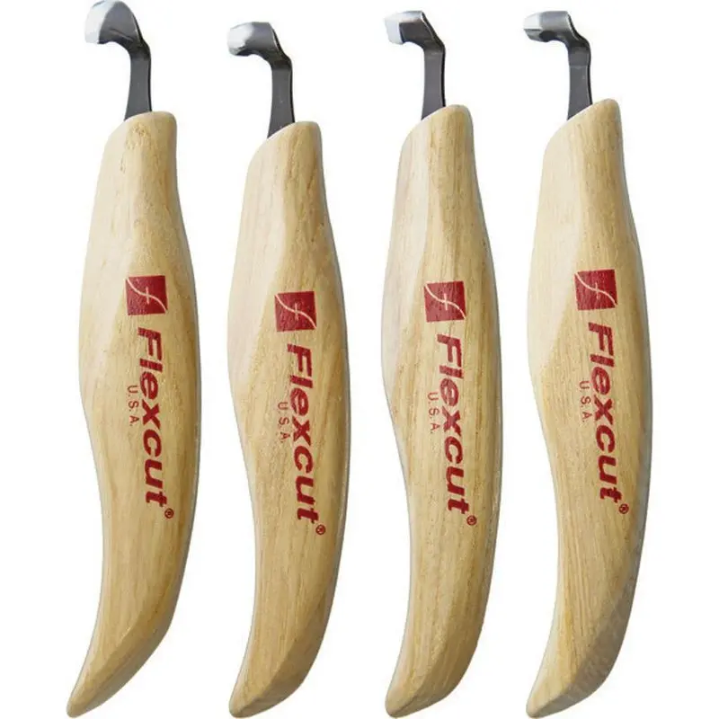Flexcut Left-Handed Scorp Carving Tool Set – Knl150 1