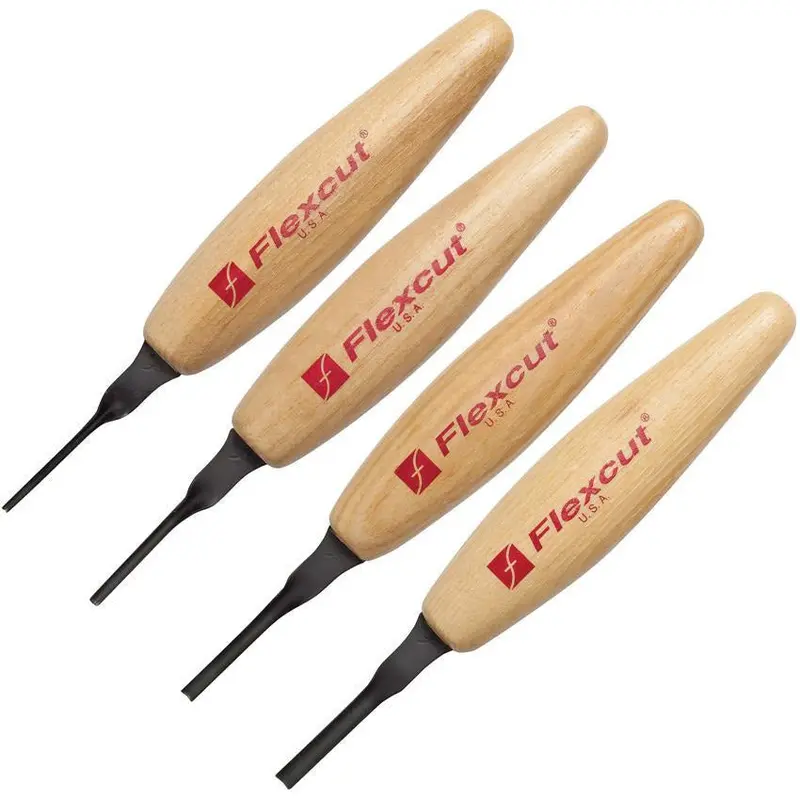 Flexcut Mt300 Micro Sweeps Tool Set – Curved-Edge Carving Kit 1