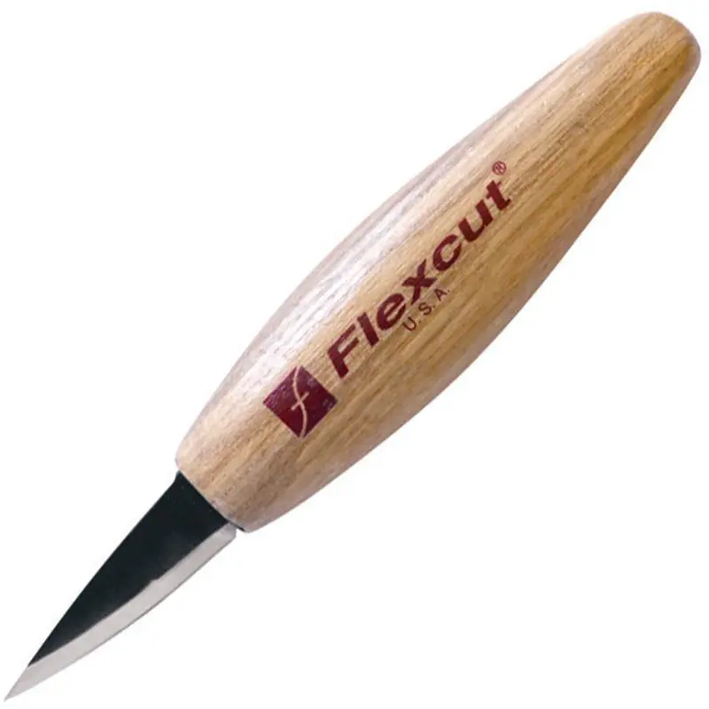 Flexcut Skewed Detail Knife – Single-Blade Precision Carving Tool For Fine Work 1