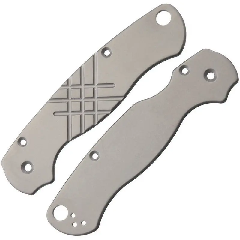 Flytanium Para 2 Titanium Handle – Grooved Texture (Black Bolt, Fly-130) 1