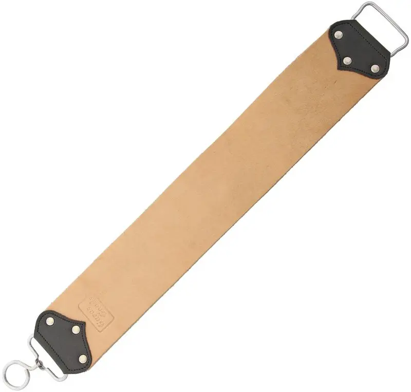 Garos Goods 3-Inch Wide Leather Strop – Professional Knife & Razor Honing Ggss101 1