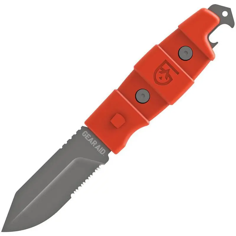 Gear Aid Buri Adventure Knife – Orange Handle (Model 62055) 1