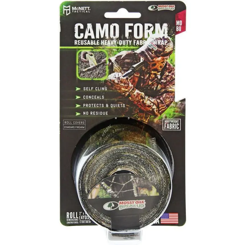 Gear Aid Camo Form Self-Cling Wrap – Black, Multipurpose Utility Wrap 1
