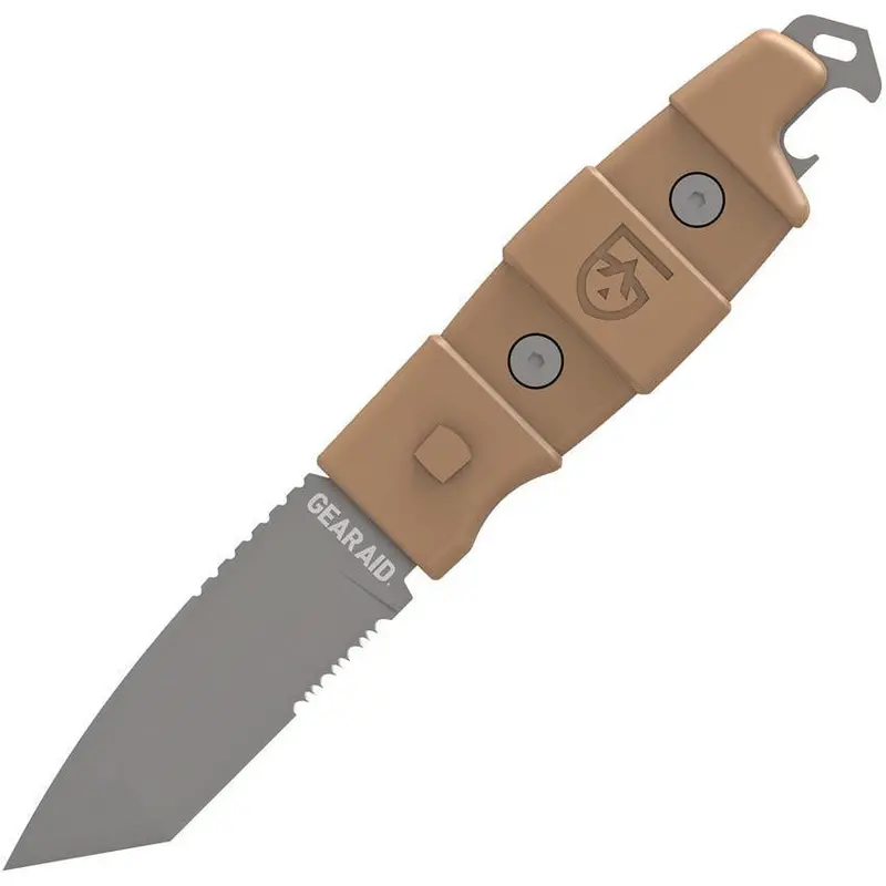 Gear Aid Kotu Fixed-Blade Utility Knife – Coyote Brown Handle 1