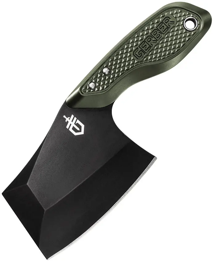 Gerber Tri-Tip Mini Cleaver – Eco-Friendly Green Handle 1