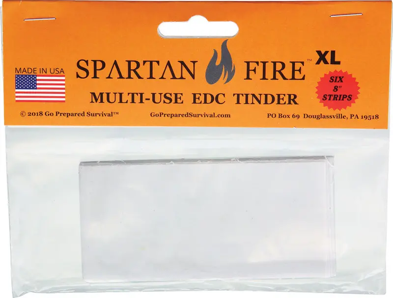 Go Prepared Sf679 Spartan Fire Xl Edc Tinder Pack – Waterproof Ignition Aid 1