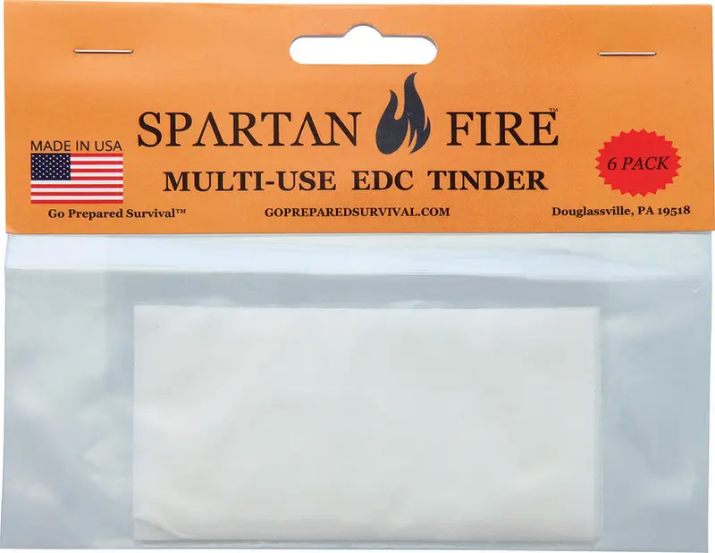 Go Prepared Spartan Fire Tinder – All-Weather Emergency Fire Starter Pack (Sf676) 1