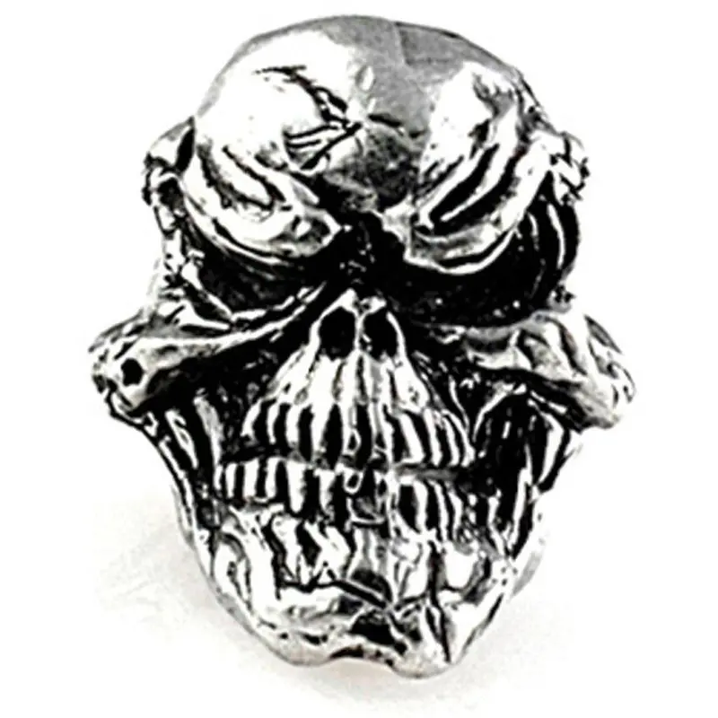 Gp Grins Skull Bead – Schmuckatelli Expressive Pewter Skull Accent 1