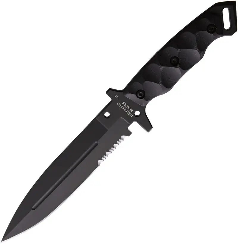 Halfbreed Blades Medium Infantry Combat Knife – Mik-01Ps (Black) 1