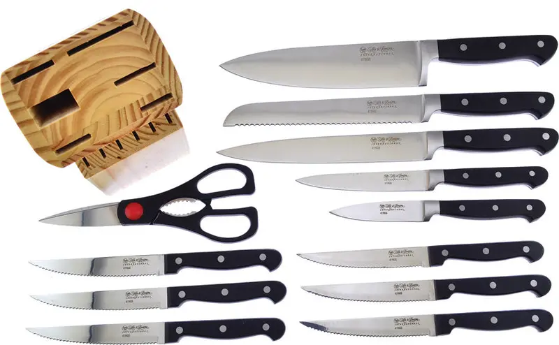 Hen & Rooster 12-Piece Professional Kitchen Knife Collection Hri-060 1