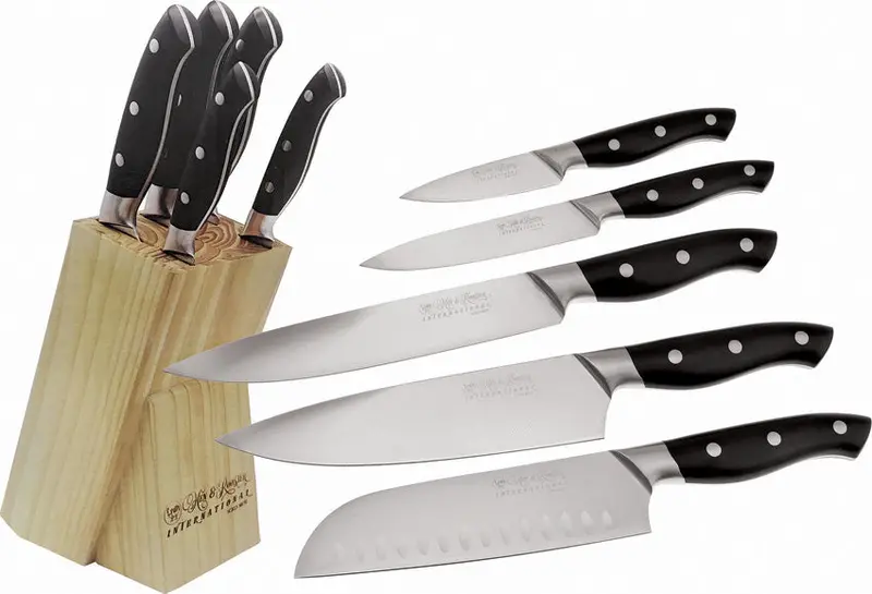 Hen & Rooster 6-Piece Stainless Steel Kitchen Knife Set Hri-062 1