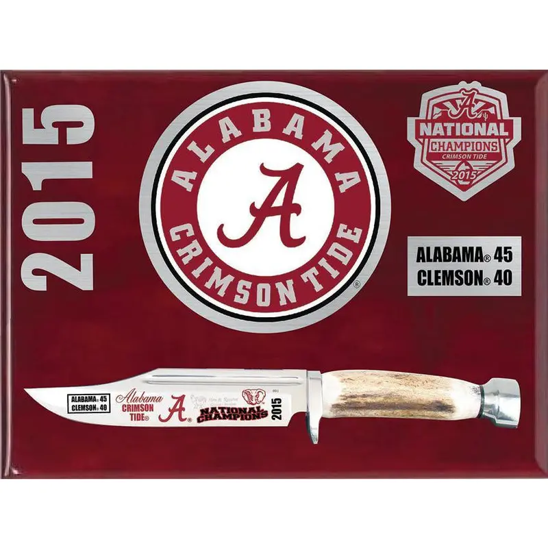 Hen & Rooster Alabama Bowie Knife With Display Plaque – Al15-5017 1