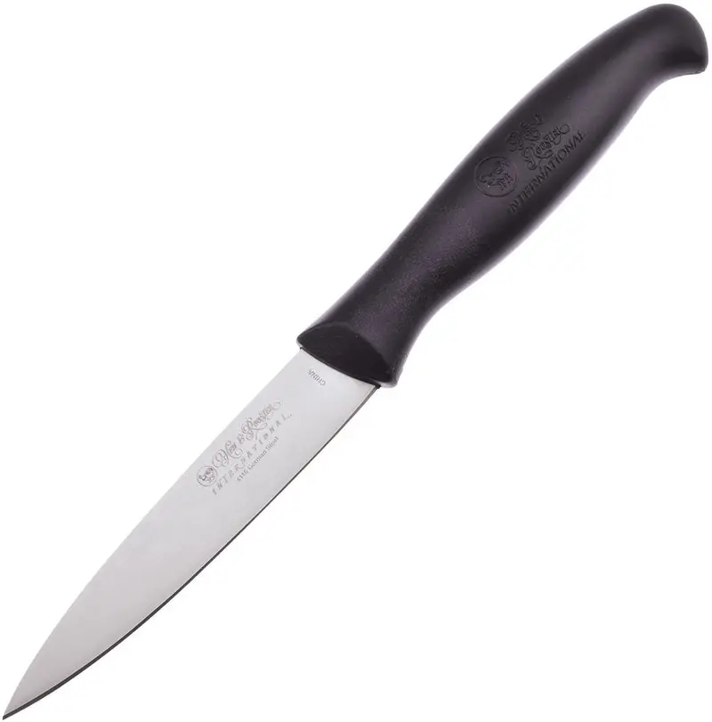 Hen & Rooster Black-Handled Paring Knife 1
