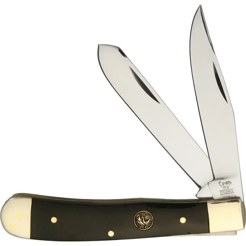 Hen & Rooster Buffalo Horn Trapper Pocket Knife – 312-Bh 1
