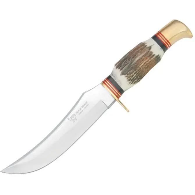Hen & Rooster Compact Stag Bowie Knife – Hr5012 1