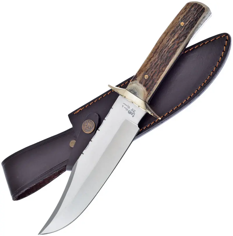 Hen & Rooster Deer Stag Fixed-Blade Hunting Knife (Hr-805) 1