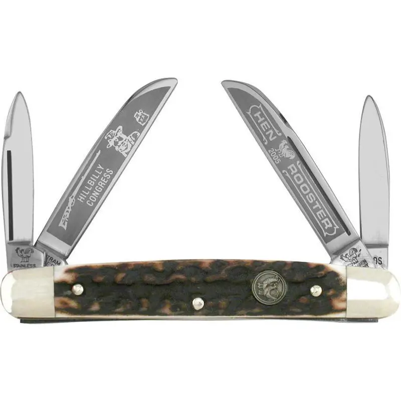 Hen & Rooster Hillbilly Congress Knife (Model 214-Ds/Hb) 1
