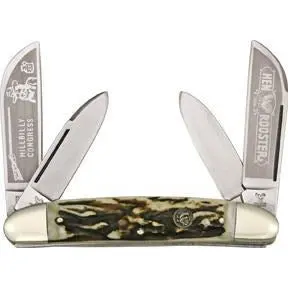 Hen & Rooster Hillbilly Congress Pocket Knife (Model 224Dshc) 1