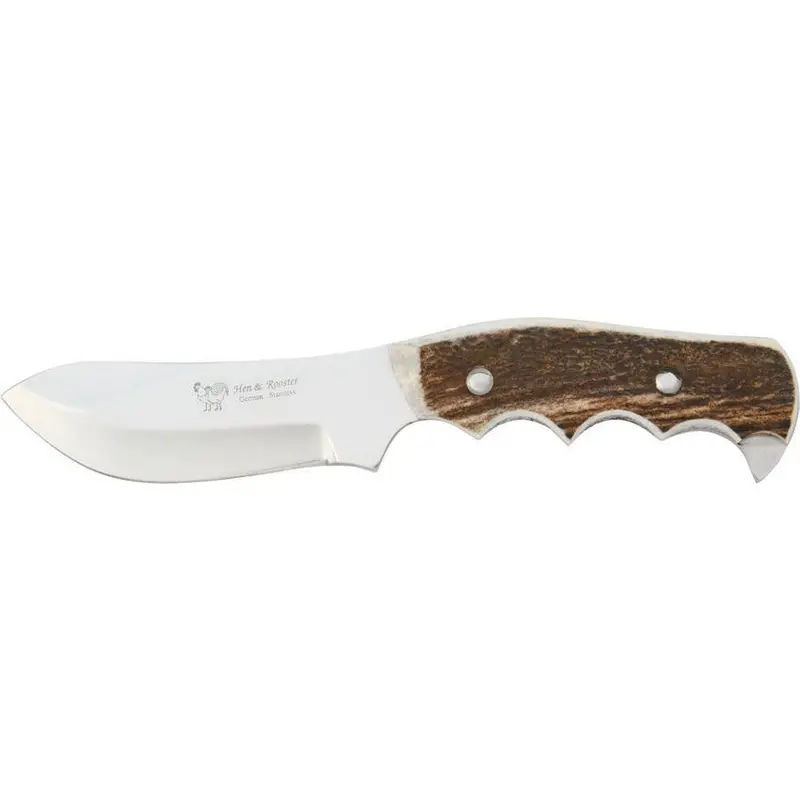Hen & Rooster Hunter-Style Stag Knife – Hr-5022 1