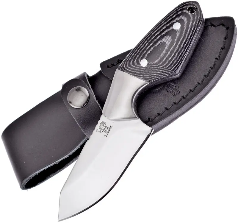 Hen & Rooster Matte Black Pakkawood Fixed Blade (Hr-013M) 1