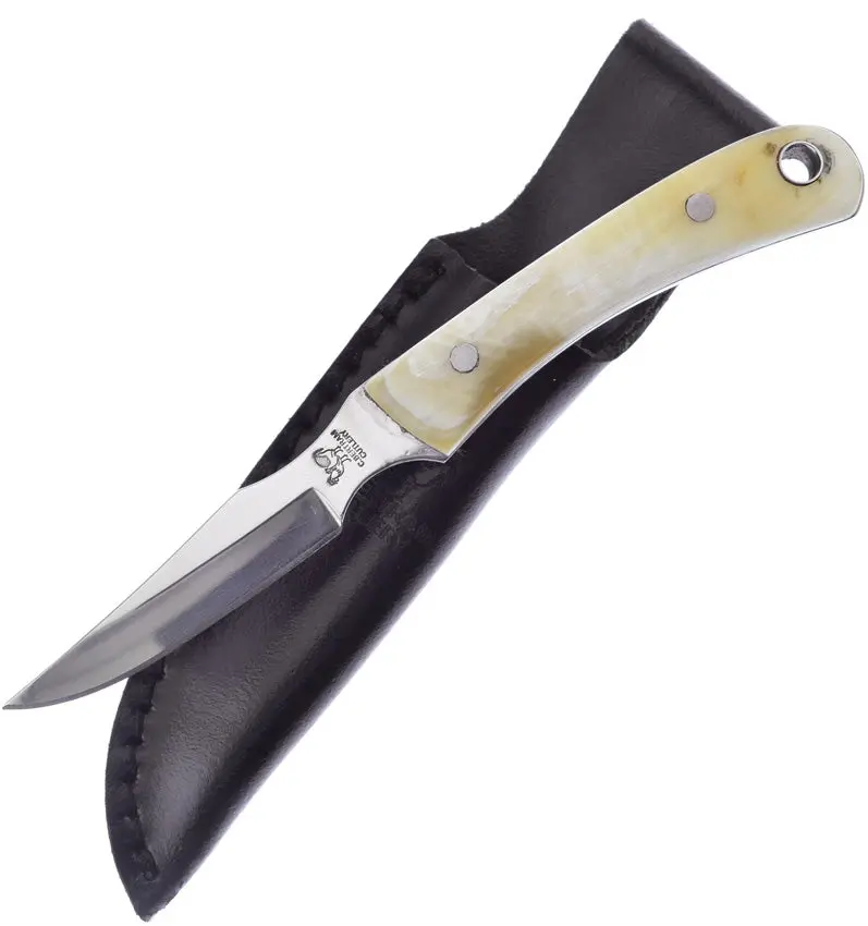 Hen & Rooster Ox Horn Fixed-Blade Knife (Hr-5025Ox) 1