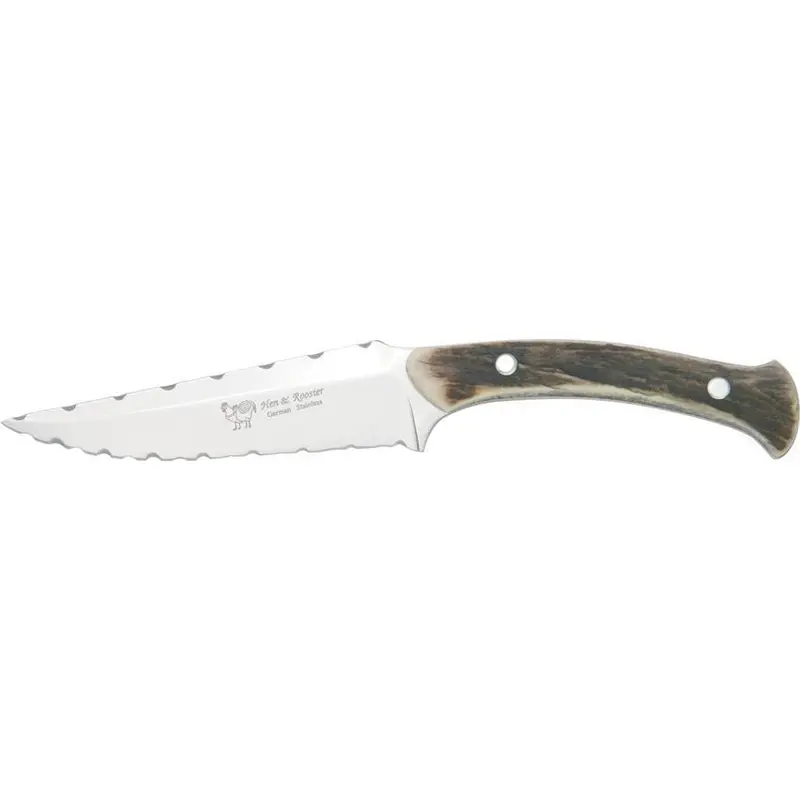 Hen & Rooster Stag Bowie With Full-Grain Leather Sheath – Hr-5014 1