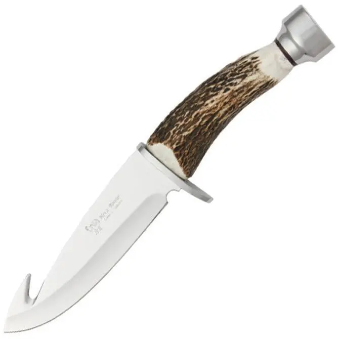 Hen & Rooster Stag Guthook Utility Knife – Hr-5016 1