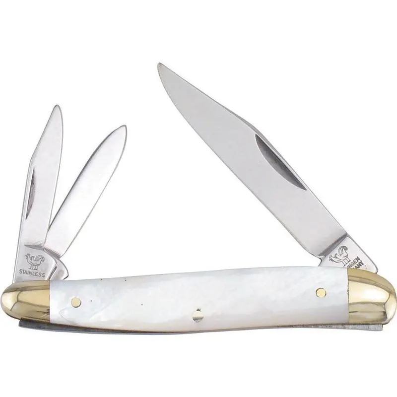 Hen & Rooster Whittler With Mother-Of-Pearl Handle 203-Mop 1