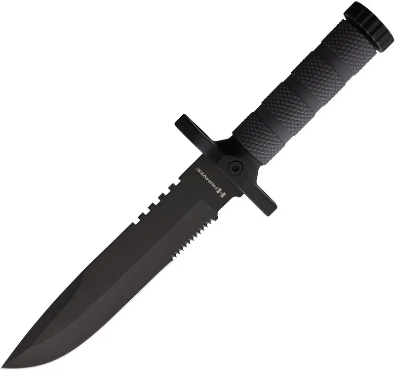 Humvee Hmv-Kfxb-01 Next-Gen Survival Knife – Black Coated Tactical Blade 1