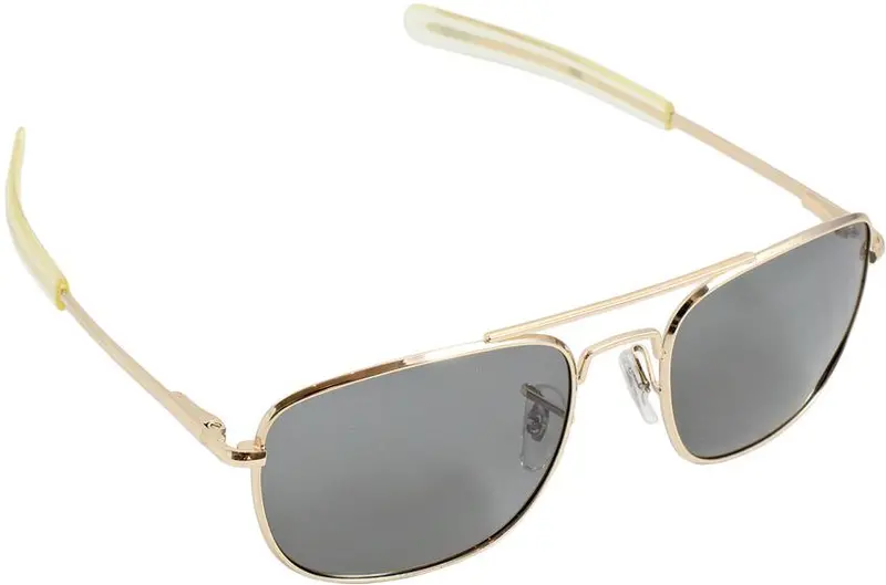 Humvee Pilot Sunglasses – Gold-Trimmed Tactical Eyewear (Hmv-52B) 1