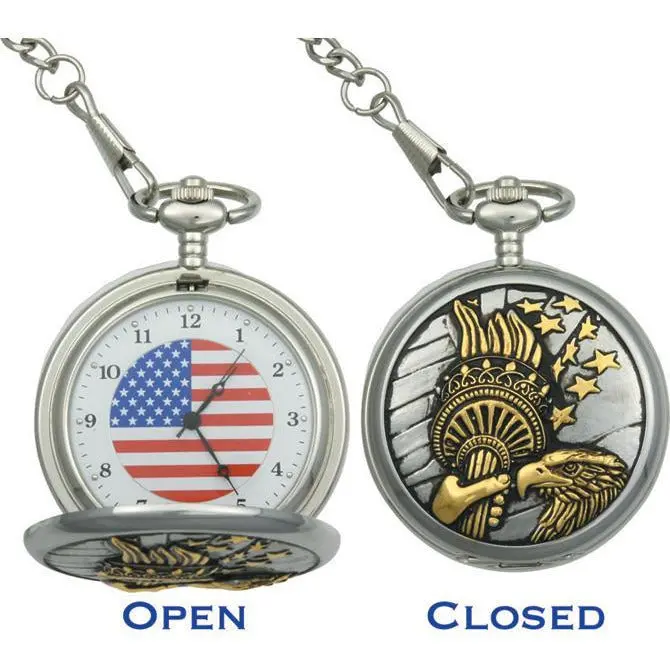 Infinity Liberty Pocket Watch – Antique-Style Mechanical Timepiece P-260 1
