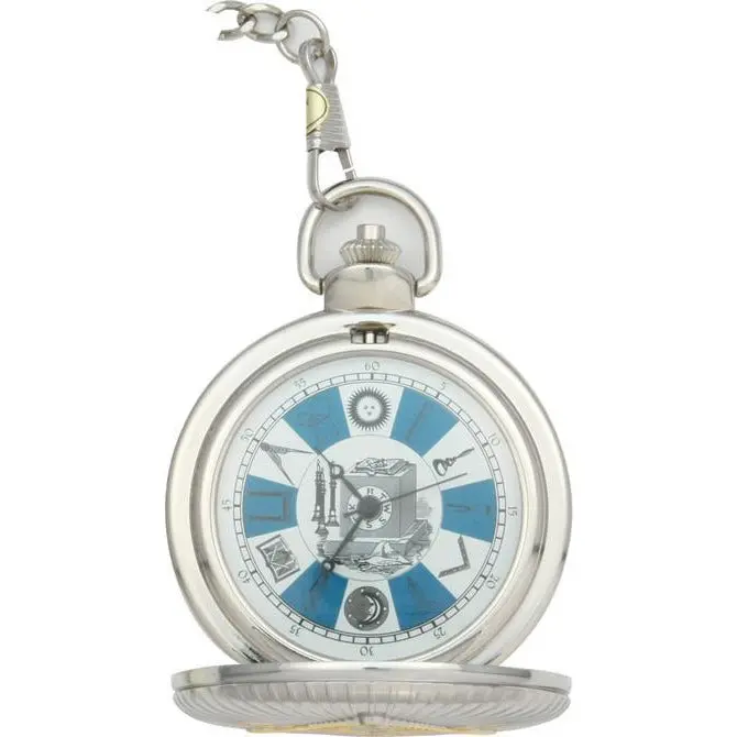 Infinity Masonic Symbol Pocket Watch – Engraved P-235 1