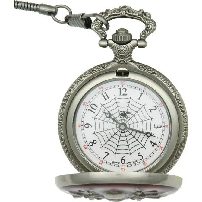Infinity Spider-Themed Pocket Watch – Vintage Mechanical Design P-248 1