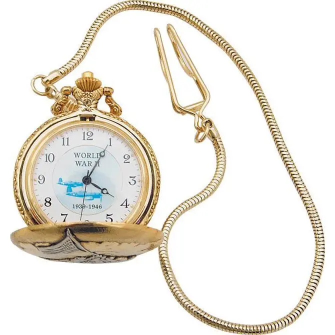 Infinity Wwii-Era Inspired Pocket Watch – Vintage Military Design – Model P-164 1