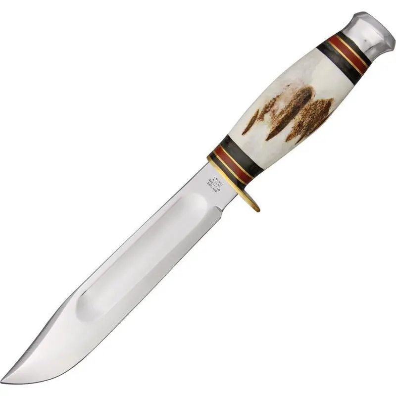 J. Adams Sheffield Bowie Knife – 7-Inch Full-Tang Combat Blade 1
