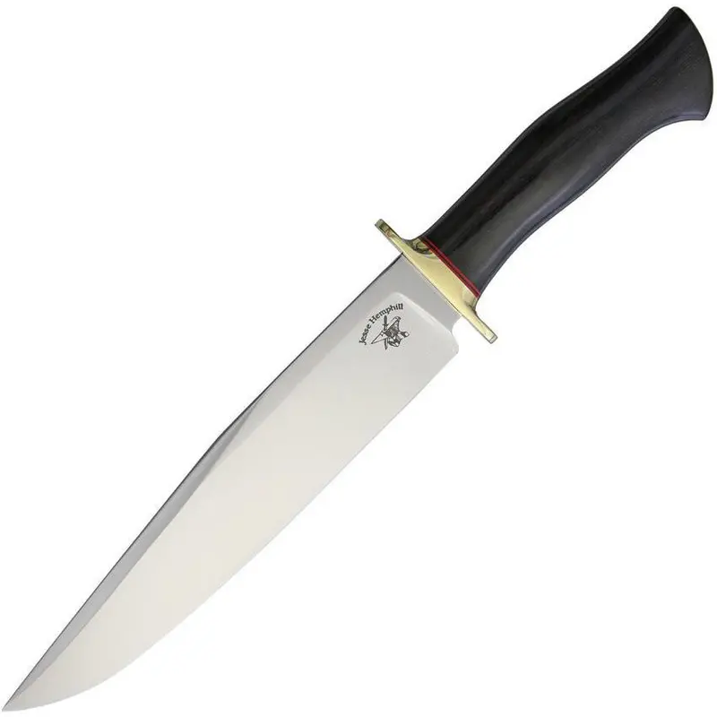 Jesse Hemphill Bowie Black Micarta – Premium Fixed-Blade Bowie 1