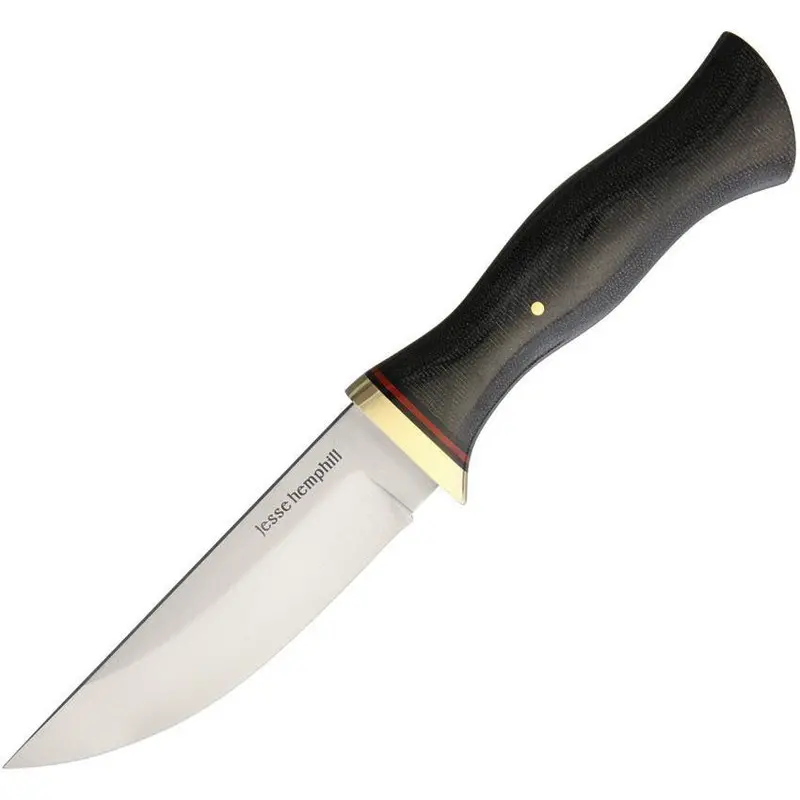 Jesse Hemphill Point Rock Ii Black Handle Edc Folder (Jh005B) 1
