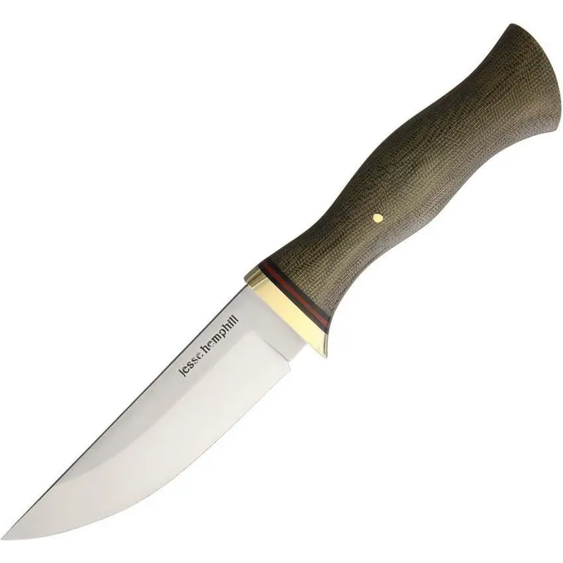 Jesse Hemphill Point Rock Ii Green Handle Pocket Knife (Jh005G) 1